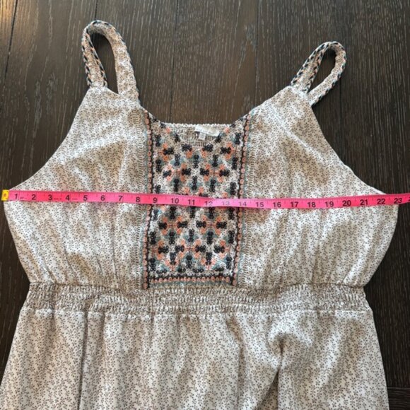 Skies Are Blue Cream Embroidered Maxi Dress - Picture 8 of 8